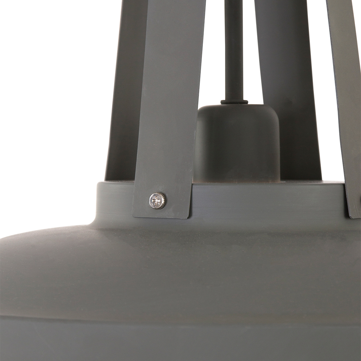 Industriële hanglamp Eden grijs ø 42 cm - Afbeelding 4